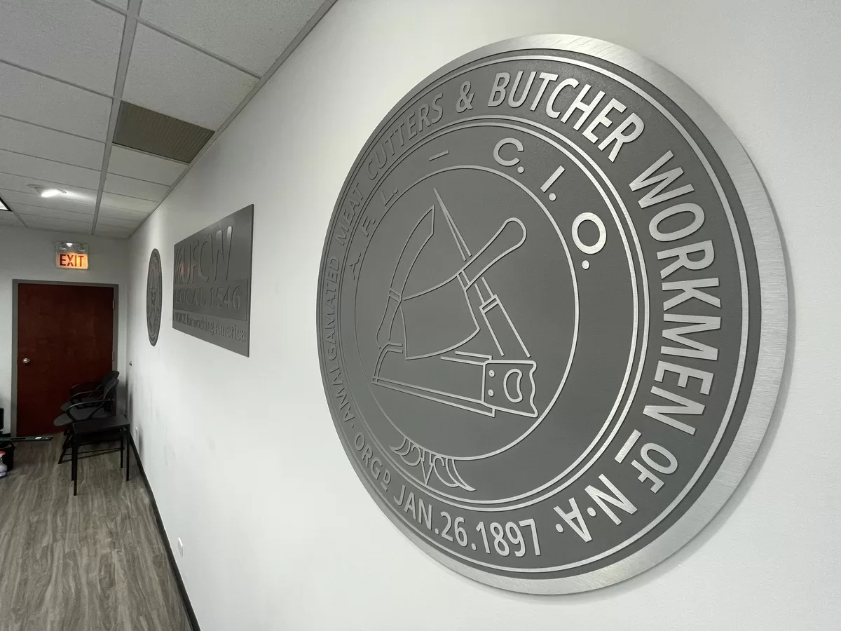 Lobby Engraved With Updated Tenant Names Logos And Suite Numbers